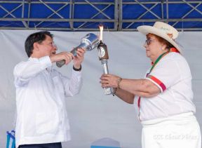 Antorcha de la Libertad Centroamericana recorre nuestra Nicaragua Bendita