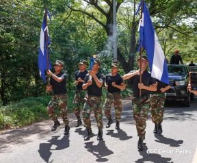 Antorcha de la Libertad Centroamericana recorre nuestra Nicaragua Bendita