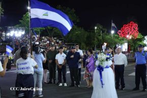 Comandante Daniel y Compañera Rosario reciben Antorcha de la Libertad Centroamericana