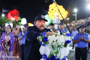 Comandante Daniel y Compañera Rosario reciben Antorcha de la Libertad Centroamericana