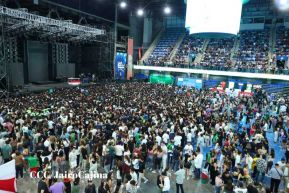 Concierto de Mora en el Polideportivo Alexis Argüello de Managua, Nicaragua