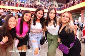 Concierto de Mora en el Polideportivo Alexis Argüello de Managua, Nicaragua