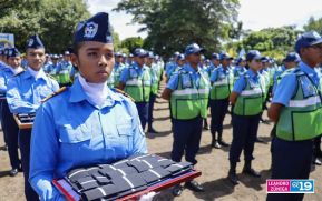 Nicaragua cuenta con nuevos oficiales de policía al servicio del pueblo