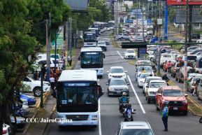Nicaragua recibe buses procedentes de la República Popular China