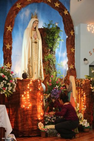 Cardenal Brenes: Virgen de Fatima, es un ejemplo de Humildad y Sencillez