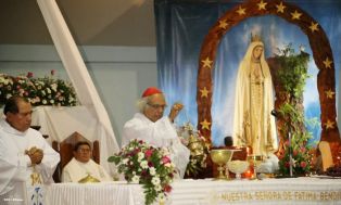 Cardenal Brenes: Virgen de Fatima, es un ejemplo de Humildad y Sencillez