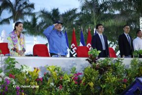 Entrega de 250 buses provenientes de China a transportistas de Managua y Ciudad Sandino