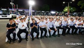 Entrega de 250 buses provenientes de China a transportistas de Managua y Ciudad Sandino