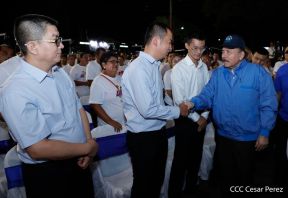 Entrega de 250 buses provenientes de China a transportistas de Managua y Ciudad Sandino