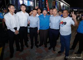 Entrega de 250 buses provenientes de China a transportistas de Managua y Ciudad Sandino