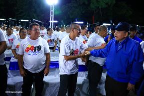 Entrega de 250 buses provenientes de China a transportistas de Managua y Ciudad Sandino