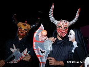 Así fueron recorridas las calles de Masaya por el tradicional desfile de los Agüizotes