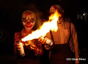 Así fueron recorridas las calles de Masaya por el tradicional desfile de los Agüizotes