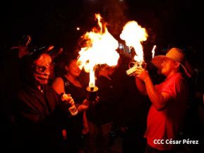 Así fueron recorridas las calles de Masaya por el tradicional desfile de los Agüizotes