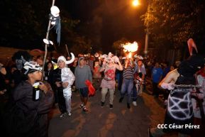 Así fueron recorridas las calles de Masaya por el tradicional desfile de los Agüizotes