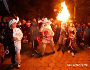 Así fueron recorridas las calles de Masaya por el tradicional desfile de los Agüizotes