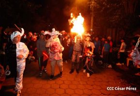 Así fueron recorridas las calles de Masaya por el tradicional desfile de los Agüizotes