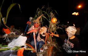 Así fueron recorridas las calles de Masaya por el tradicional desfile de los Agüizotes