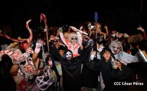 Así fueron recorridas las calles de Masaya por el tradicional desfile de los Agüizotes