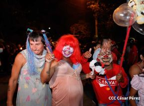 Así fueron recorridas las calles de Masaya por el tradicional desfile de los Agüizotes