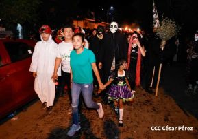Así fueron recorridas las calles de Masaya por el tradicional desfile de los Agüizotes