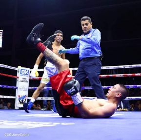 "Noche de Campeones" en el Polideportivo Alexis Argüello en Managua