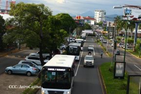 Nicaragua recibe nueva flota de 250 buses procedentes de la República Popular China