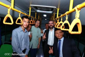 Entrega de 250 autobuses de China a cooperativas de transporte de Managua