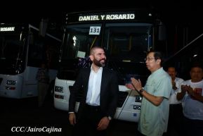 Entrega de 250 autobuses de China a cooperativas de transporte de Managua