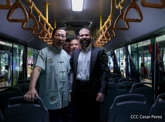 Entrega de 250 autobuses de China a cooperativas de transporte de Managua