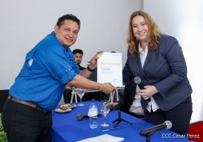 Comunicadores de la Agencia Sputnik con  Medios del Poder Ciudadano