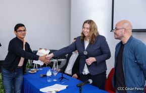 Comunicadores de la Agencia Sputnik con  Medios del Poder Ciudadano