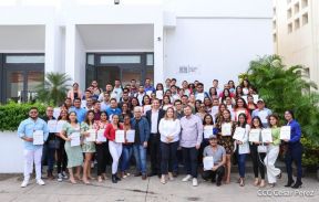 Comunicadores de la Agencia Sputnik con  Medios del Poder Ciudadano