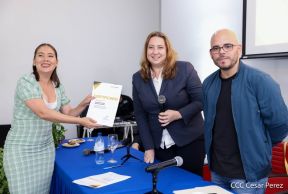 Comunicadores de la Agencia Sputnik con  Medios del Poder Ciudadano