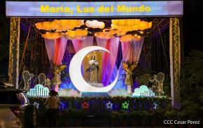 Conozca los altares en honor a la Purísima en la Avenida de Bolívar a Chávez