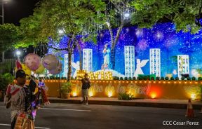 Conozca los altares en honor a la Purísima en la Avenida de Bolívar a Chávez