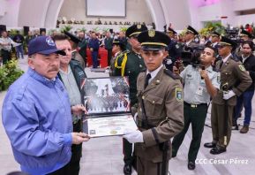 Acto de graduación de la Academia Militar del Ejército de Nicaragua