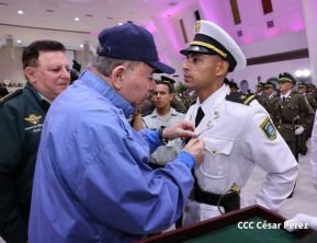 Acto de graduación de la Academia Militar del Ejército de Nicaragua