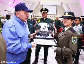 Acto de graduación de la Academia Militar del Ejército de Nicaragua
