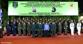 Acto de graduación de la Academia Militar del Ejército de Nicaragua