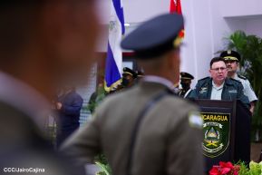 Acto de graduación de la Academia Militar del Ejército de Nicaragua