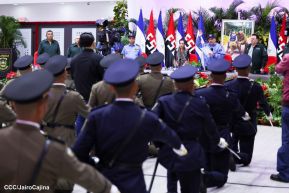 Acto de graduación de la Academia Militar del Ejército de Nicaragua
