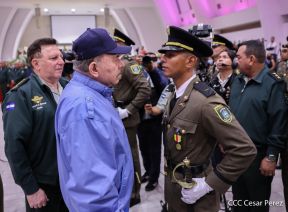 Acto de graduación de la Academia Militar del Ejército de Nicaragua
