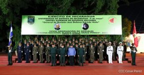 Acto de graduación de la Academia Militar del Ejército de Nicaragua