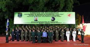 Acto de graduación de la Academia Militar del Ejército de Nicaragua