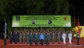 Acto de graduación de la Academia Militar del Ejército de Nicaragua