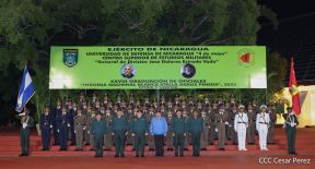 Acto de graduación de la Academia Militar del Ejército de Nicaragua