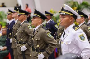 Acto de graduación de la Academia Militar del Ejército de Nicaragua