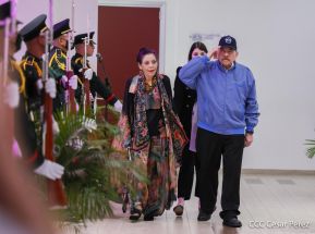 Acto de graduación de la Academia Militar del Ejército de Nicaragua