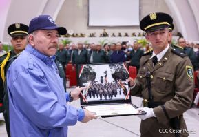 Acto de graduación de la Academia Militar del Ejército de Nicaragua